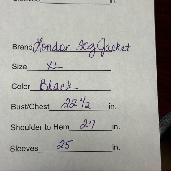 London Fog Lightweight Packable Down Jacket – XL Black Quilted Zip Front - Picture 9 of 9